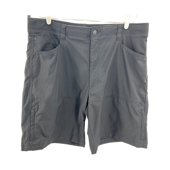 Wrangler ATG performance 10” inseam 40 black shorts hiking casual outdoor nylon - Picture 2 of 6